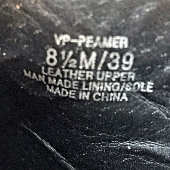 Vince Camuto VP-Peamer Ankle Bootie Women's 8.5M Black Leather Buckle Side Zip - Picture 10 of 14